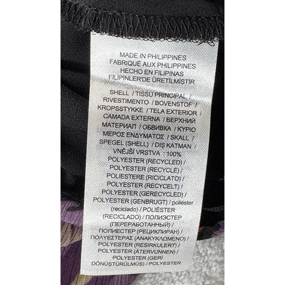 Lauren Ralph Lauren Black Label Women's Floral Crinkle Maxi Skirt Size 10 - 539 - Picture 8 of 8